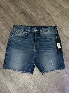 Edwin Dark Blue Denim Shorts